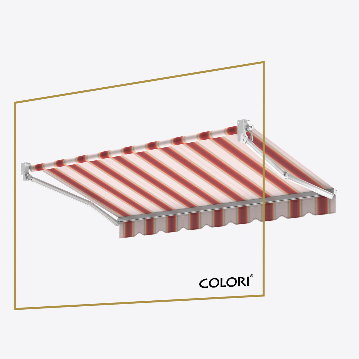 Copertină cu brațe articulate Standard Red Playground