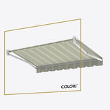 Copertină cu brațe articulate Standard Soft Olive