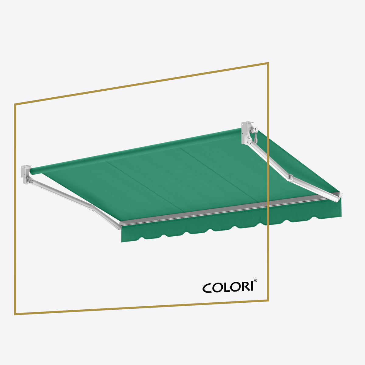Copertină cu braț articulat standard Patio Green