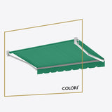 Copertină cu braț articulat standard Patio Green