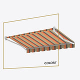 Copertină cu braț articulat standard Desert Orange