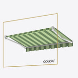 Copertină cu braț retractabil standard Green Oasis