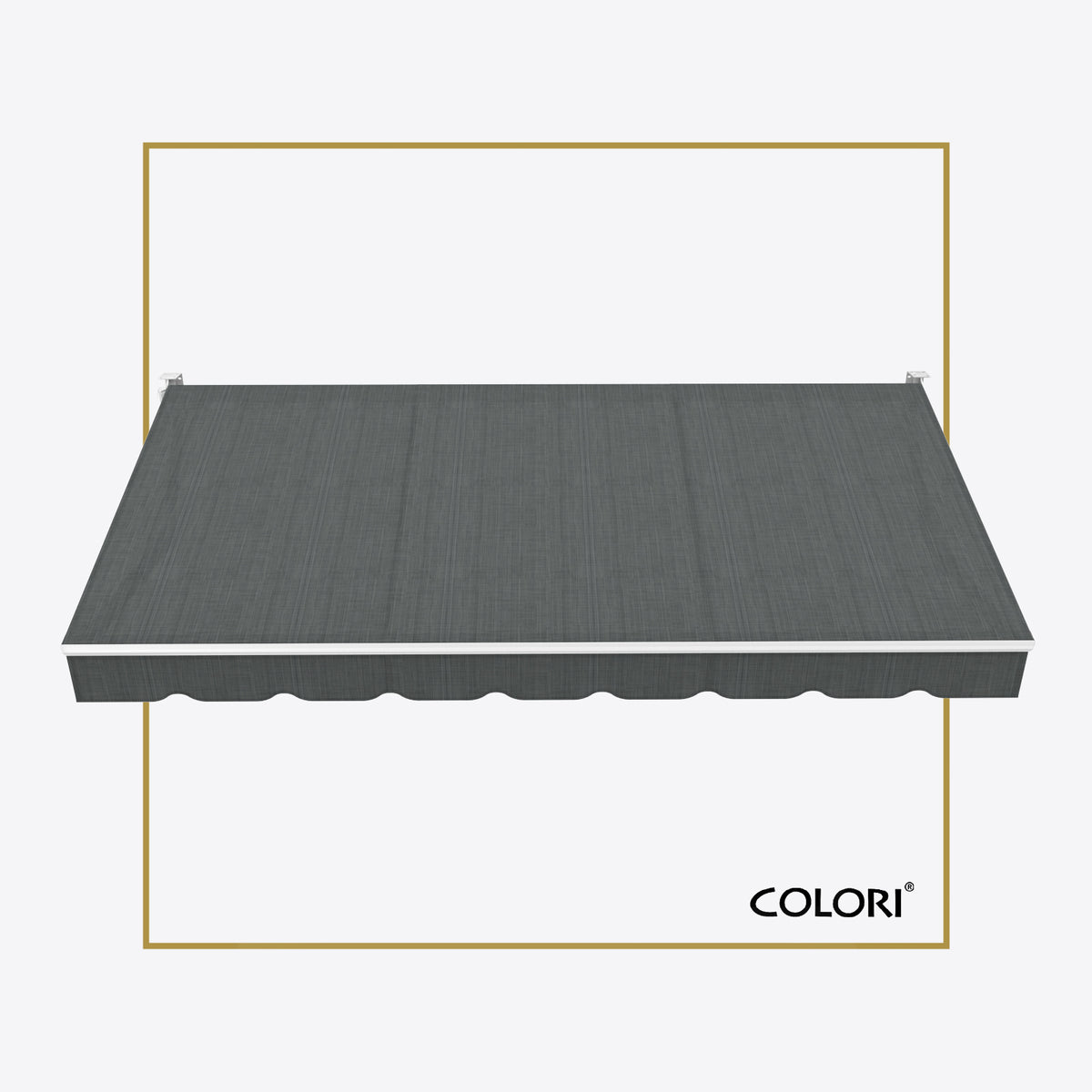 Copertină cu brațe articulate standard Mouse Grey