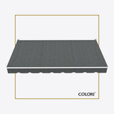 Copertină cu brațe articulate standard Mouse Grey