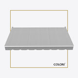 Copertină cu braț articulat standard Marble Grey