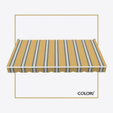Copertină cu braț retractabil standard Mustard Grey
