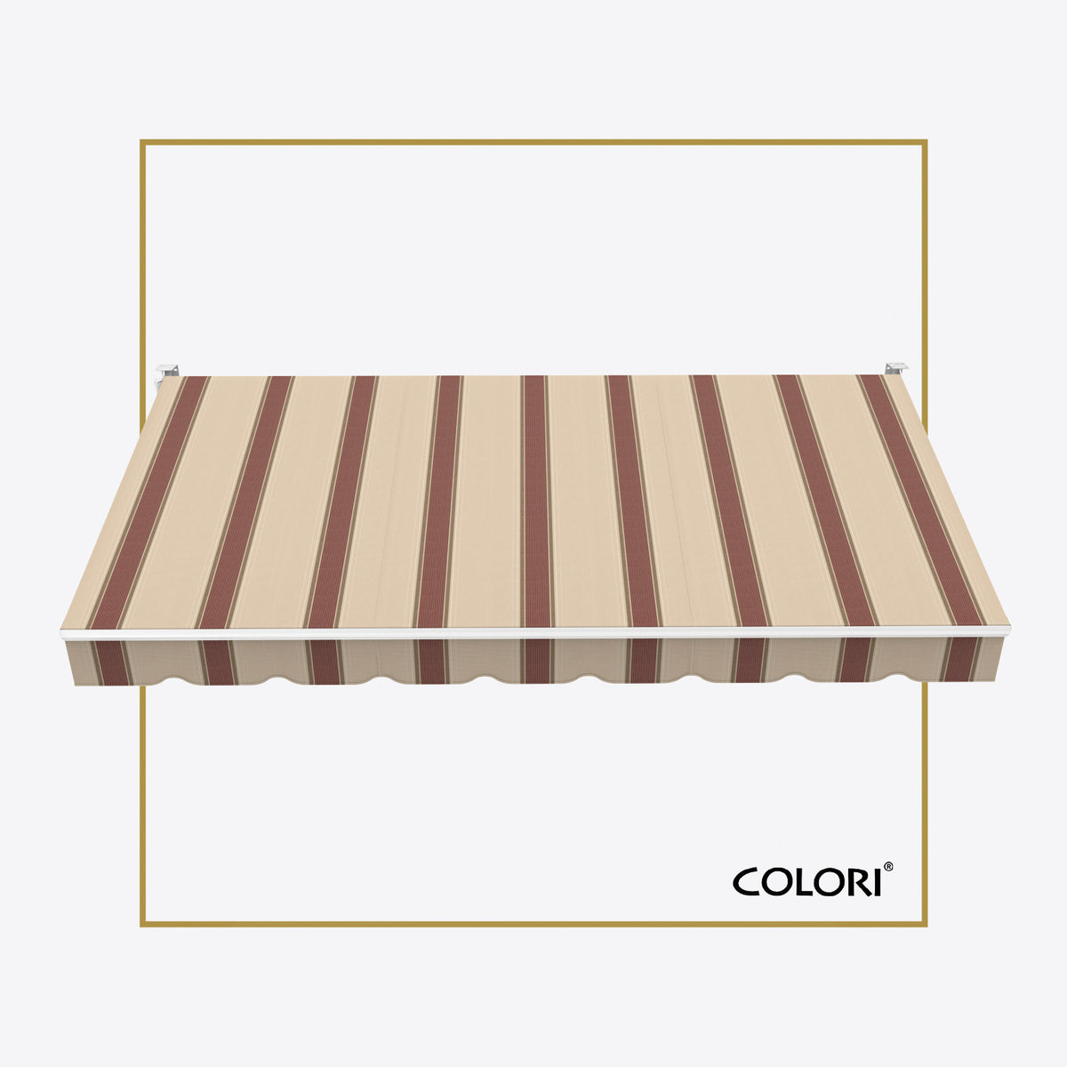 Copertină cu brațe articulate standard Brown Rye
