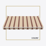 Copertină cu brațe articulate standard Brown Rye