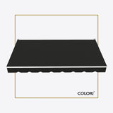 Marchiză cu brațe retractabile Standard Black