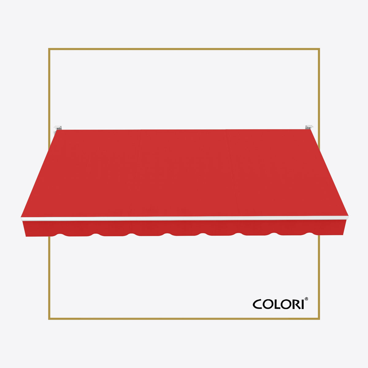 Copertină cu brațe articulate standard Scarlet Red