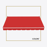 Copertină cu brațe articulate standard Scarlet Red