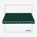 Copertină cu brațe articulate standard Forest Green