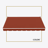 Copertină cu brațe articulate Standard Brick