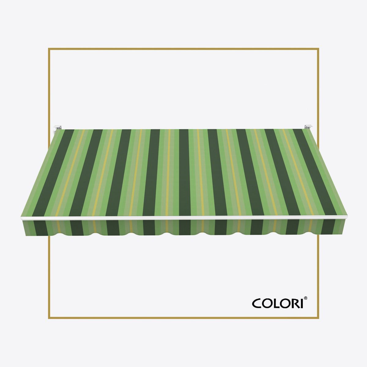 Copertină cu brațe articulate standard Vivid Verde