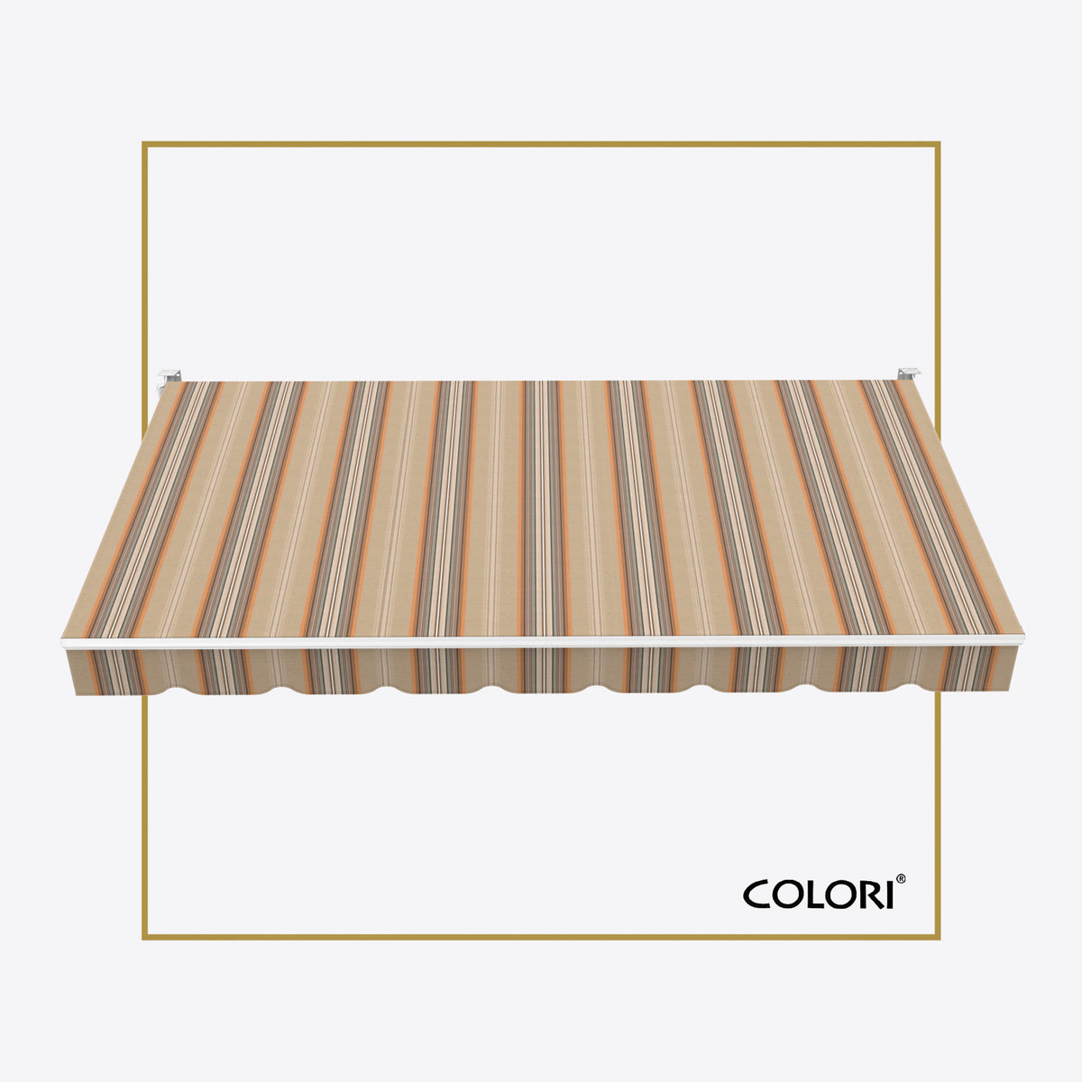 Copertină cu brațe articulate Standard Pumpkin Brown