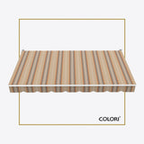 Copertină cu brațe articulate Standard Pumpkin Brown