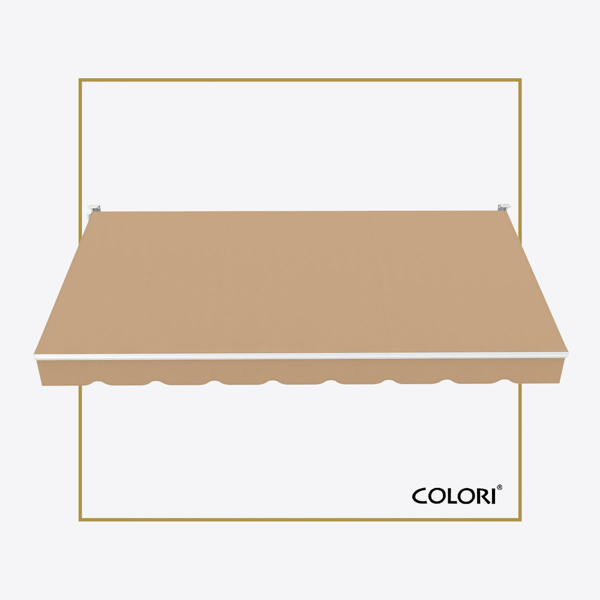 Marchiză cu brațe retractabile standard Sesame Beige