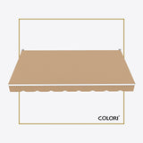 Marchiză cu brațe retractabile standard Sesame Beige