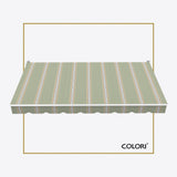 Copertină cu brațe articulate Standard Soft Olive