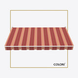 Copertină cu brațe articulate Standard Sienne Rouge