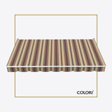 Copertină cu brațe articulate Standard Warm Riviera