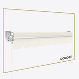 Copertină cu brațe articulate standard, alb semnal