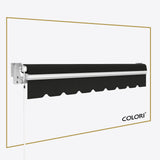 Marchiză cu brațe retractabile Standard Black