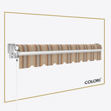 Copertină cu brațe articulate Standard Pumpkin Brown