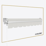Marchiză cu brațe retractabile standard Mist Grey