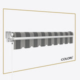 Marchiză cu braț articulat standard Charcoal Smoke
