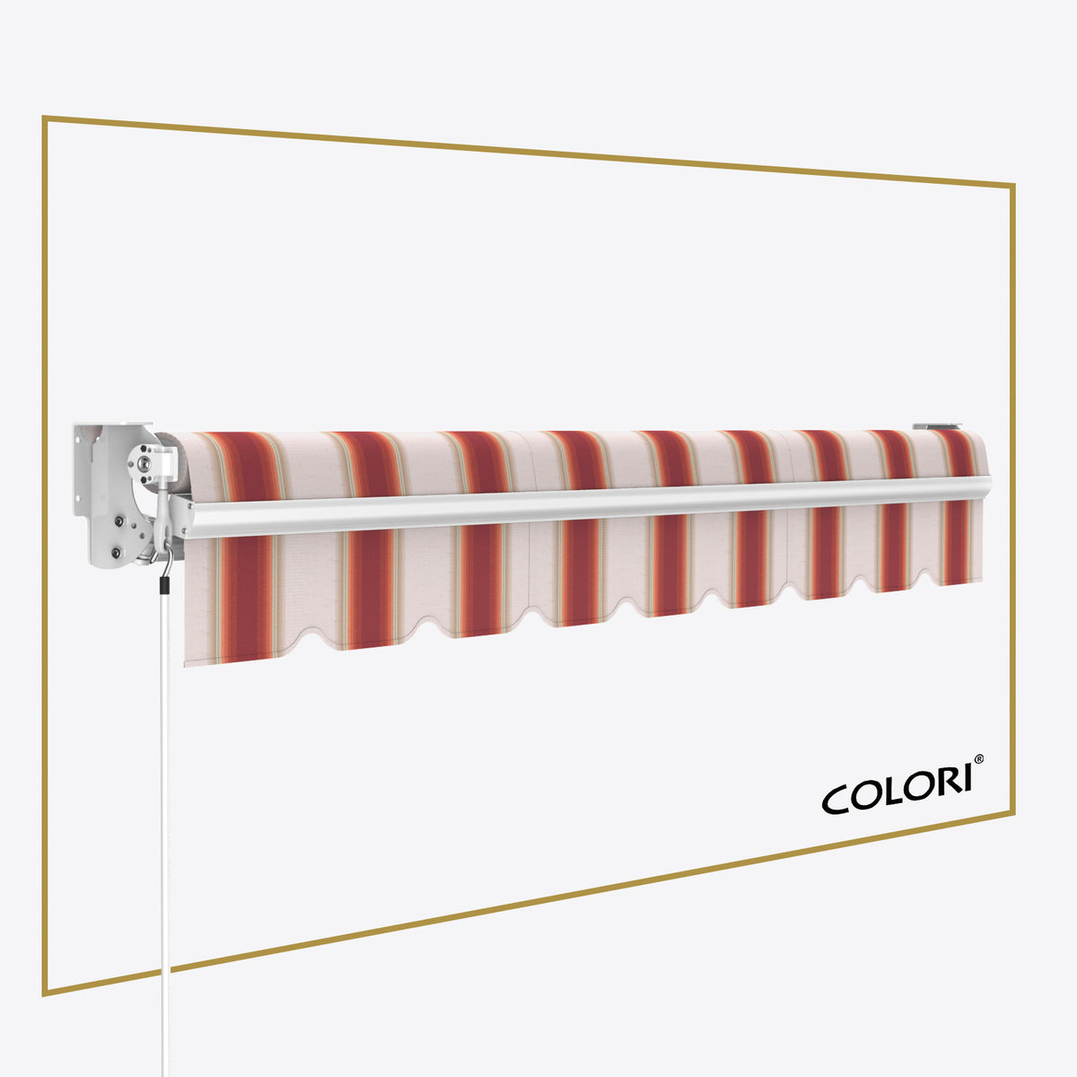 Copertină cu brațe articulate Standard Red Playground