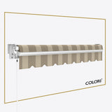 Copertină cu brațe articulate Standard Hardelot Bej