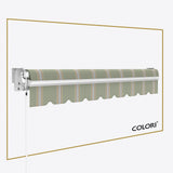 Copertină cu brațe articulate Standard Soft Olive