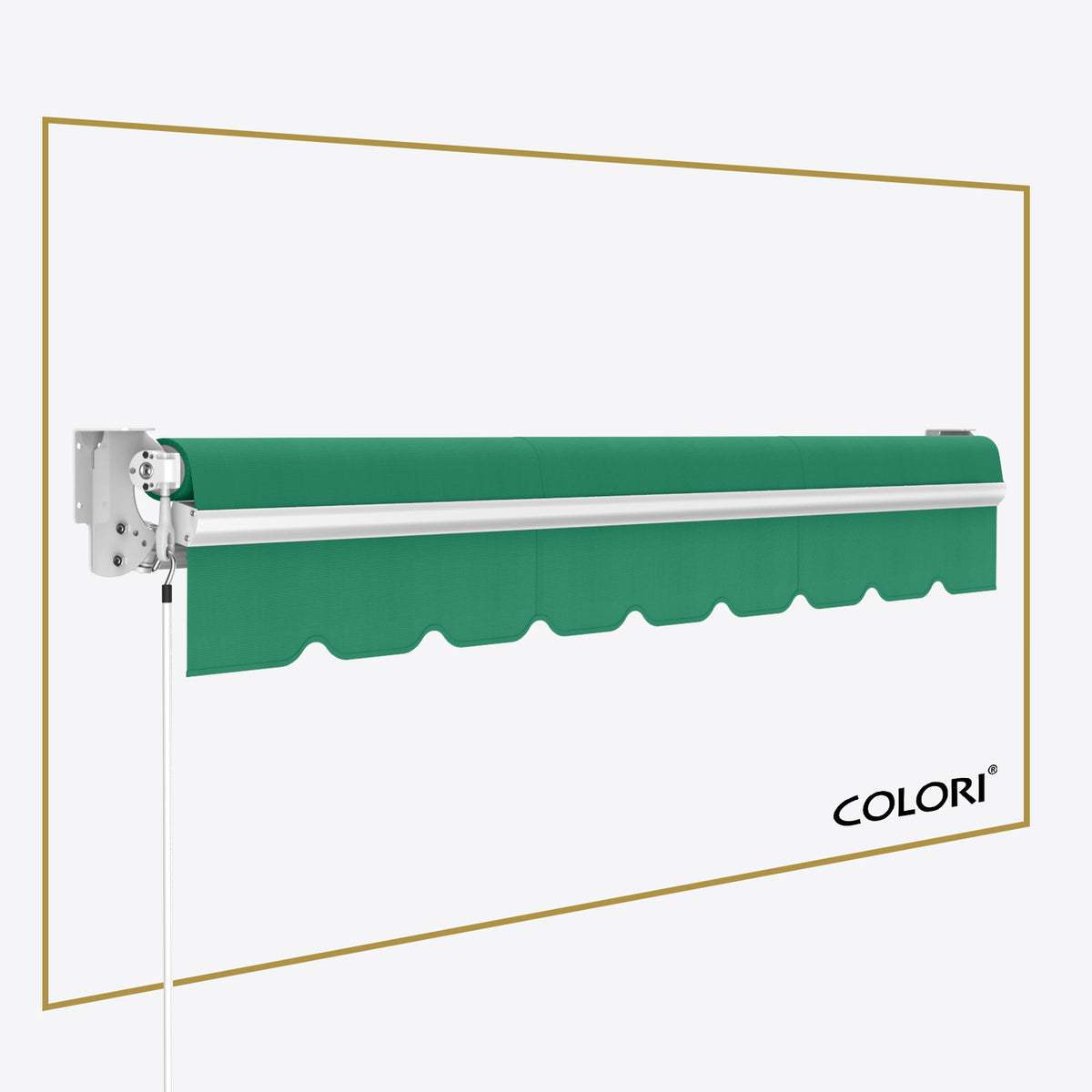 Copertină cu braț articulat standard Patio Green