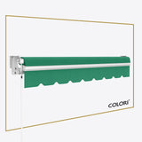 Copertină cu braț articulat standard Patio Green