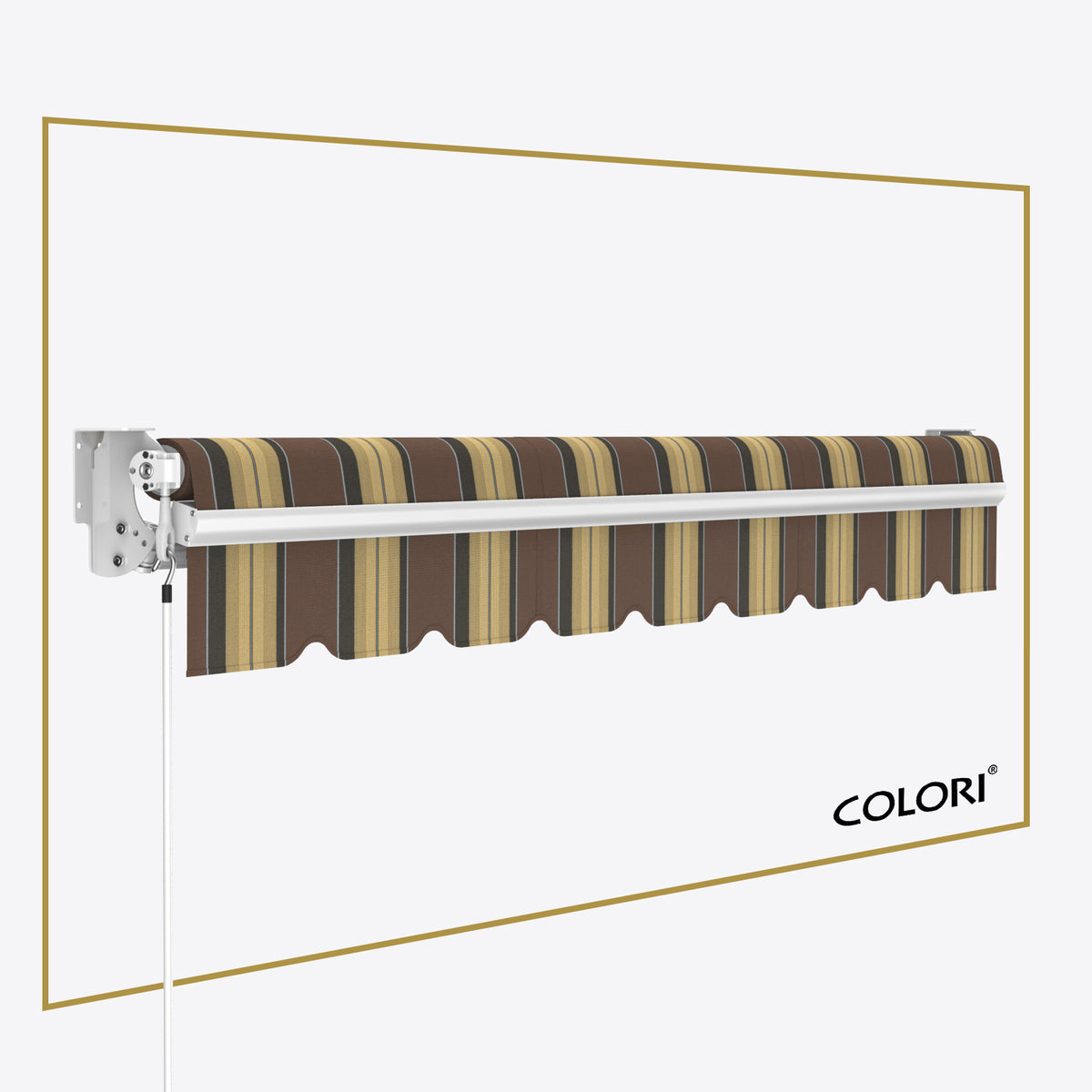 Copertină cu braț articulat standard Cocoa Shades