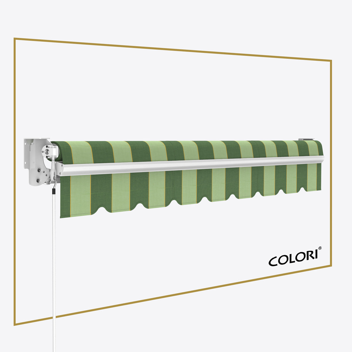 Copertină cu braț retractabil standard Green Oasis