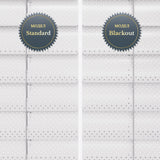 Jaluzele orizontale din aluminiu 25mm Perforated White