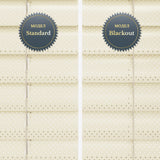 Jaluzele orizontale din aluminiu 25mm Perforated Cream