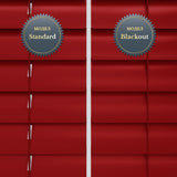 Jaluzele orizontale din aluminiu 25mm Gloss Signal Red