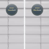 Jaluzele orizontale din aluminiu 25mm Brushed Silver