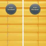 Jaluzele orizontale din aluminiu 25mm Gloss Lemon Yellow