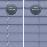 Jaluzele orizontale din aluminiu 25mm Brushed Galaxy Blue