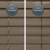 Jaluzele orizontale din aluminiu 25mm Brushed Stone Gray