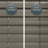 Jaluzele orizontale din aluminiu 25mm Cosmic Smokey Olive