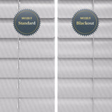 Jaluzele orizontale din aluminiu 25 mm Zebra Silver