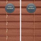 Jaluzele orizontale din aluminiu 25mm Woodgrain Redwood