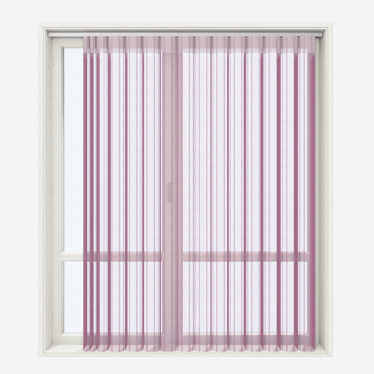 Jaluzele verticale zi și noapte Dita 40cm Batik Pink