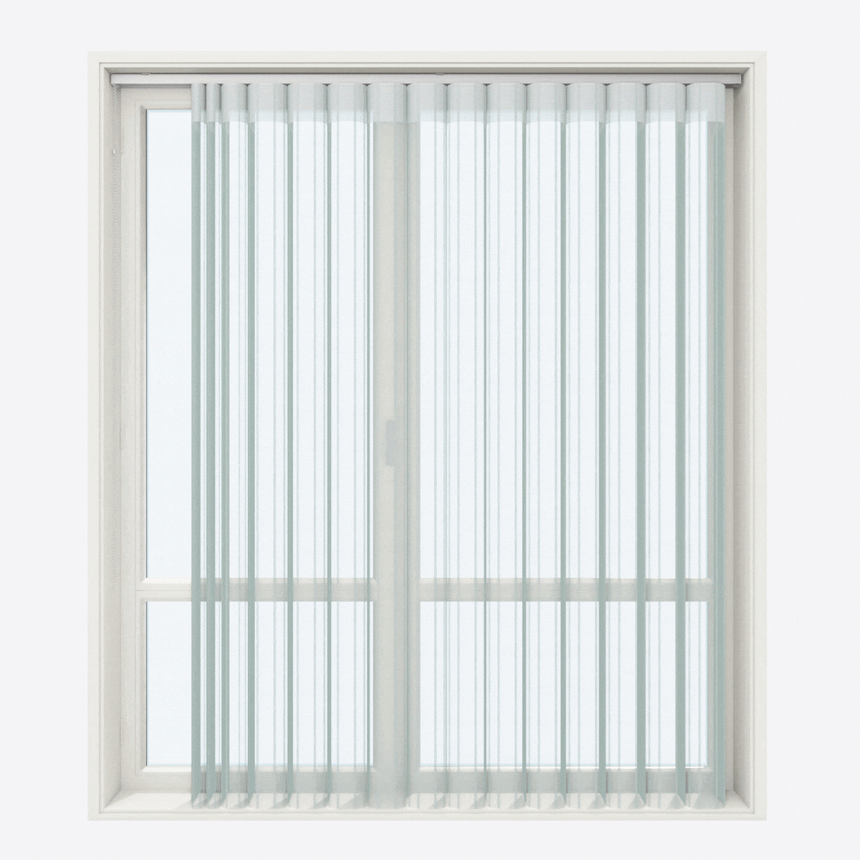 Perdele verticale zi și noapte Dita 40cm Aqua Gray