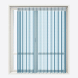 Jaluzele verticale zi și noapte Dita 40cm Storm Blue